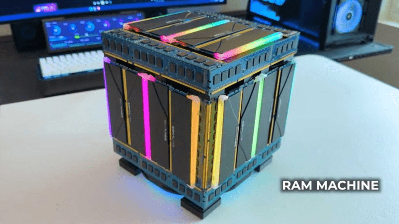 "RAM Machine Chassis Prices Exceed the Sum of Its Hardware, High-End Configuration Sets a New Benchmark for Extreme Cooling"