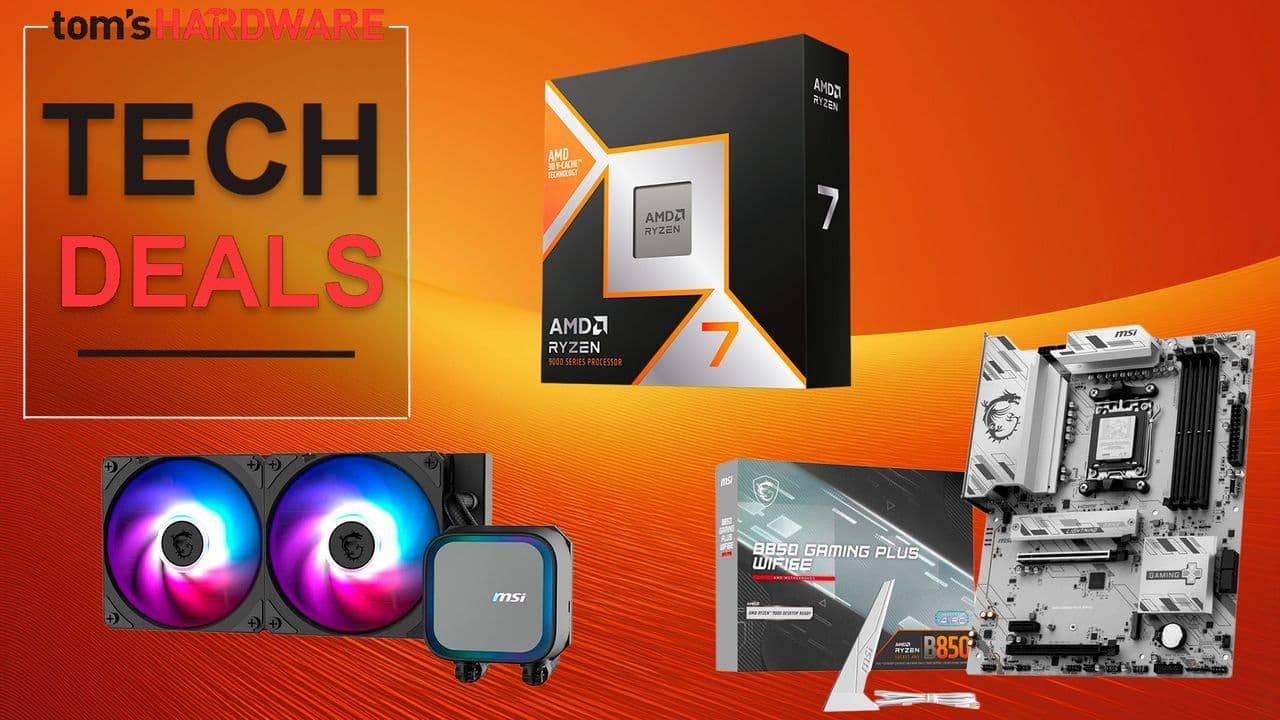 Limited-Time Offer for High-End Gaming CPU Bundle from AMD: Ryzen 7 9800X3D + B850 Motherboard + Liquid Cooling Kit Available for $458