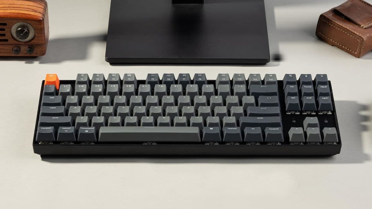 Limited-Time Offer: Keychron K8 Wireless Mechanical Keyboard – 87-Key Layout + Gateron Red Switches, A Cost-Effective Choice That Delivers Great Value